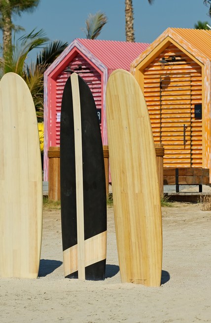 Formverleimen eines Surfboards mit dem Vakuumsack von Columbus