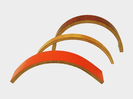 Laminated bending with MDF, wood, fiberboard, using a Columbus vacuum press