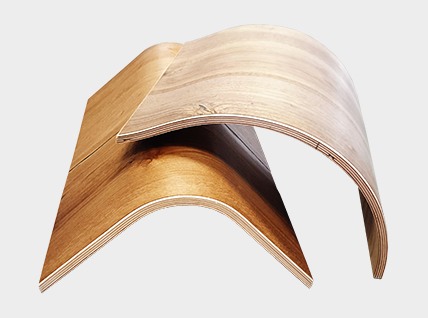 Laminated bending with veneer, MDF, wood, fiberboard, using a Columbus vacuum press