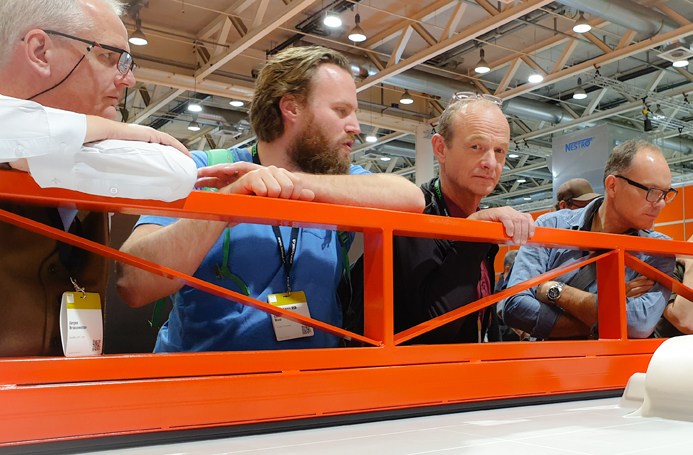 Columbus auf der Messe Holz in der Schweiz bei Firma Eigenmann