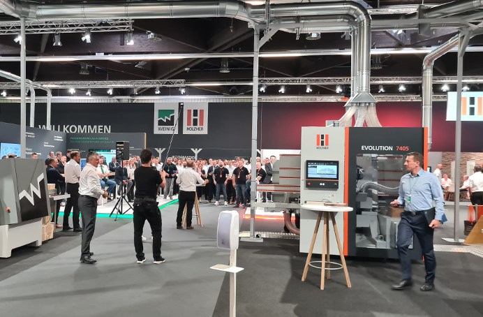 Columbus vacuum presses at the Holz-Handwerk 2022 in Nuremberg